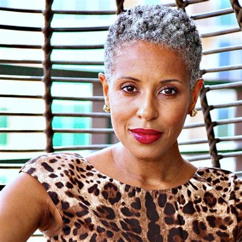 10 Fabulous Natural Hairstyles For African American Women With Gray Hair