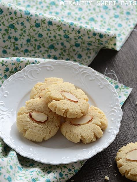 Vanilla Almond Shortbread Cookies Recipe Almond Shortbread Cookies Almond Shortbread Cookie