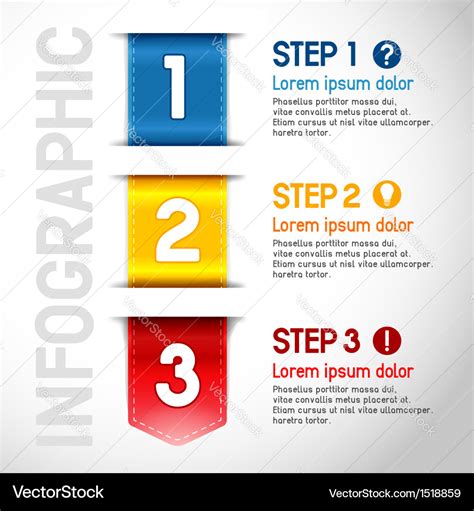 progress steps royalty  vector image vectorstock