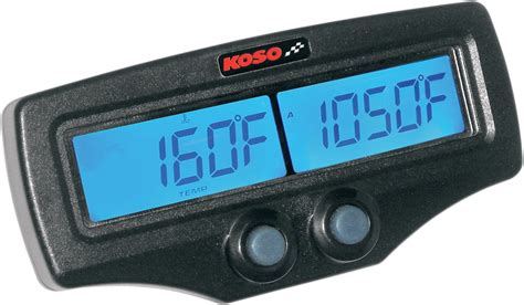 Koso North America Dual EGT Meter With Tachometer And Water Temperature