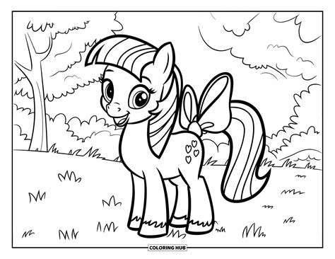 Pôneis Para Colorir - 125+ Desenhos de pôneis para colorir para crianças e adultos (Grátis)