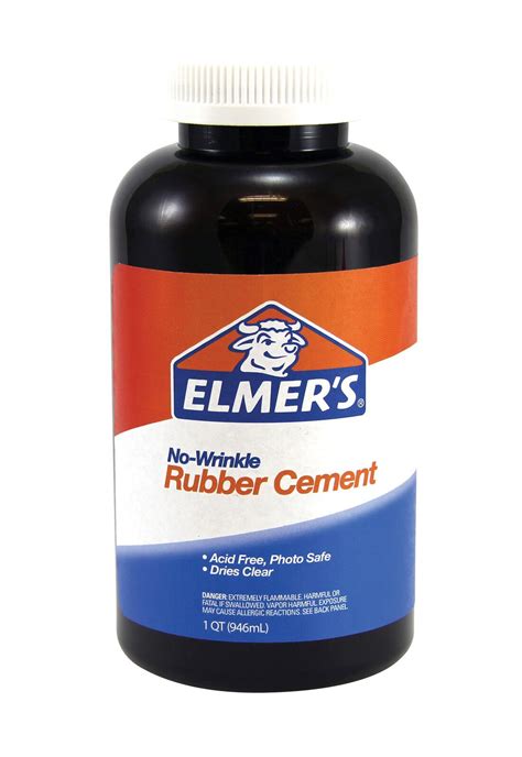 Elmer s no wrinkle rubber cement 1 quart clear – Artofit