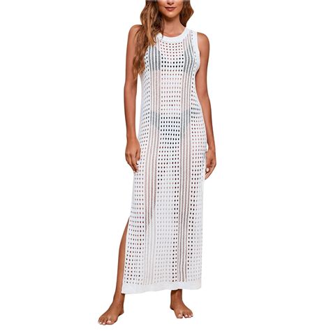 Gakvbuo Summer Beach Cover Up Dress For Women Swimwear Bikini Bathing Suit Coverups Women S