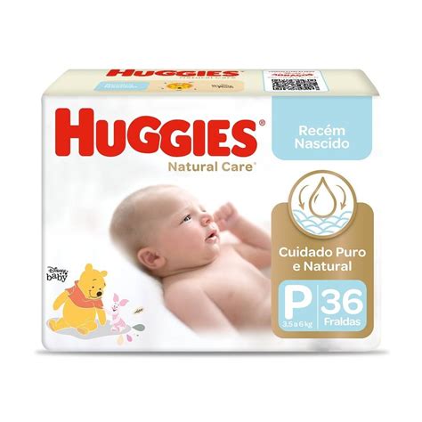 Fralda Huggies Puro E Natural Mega P 36 Unidades PanVel Farmácias