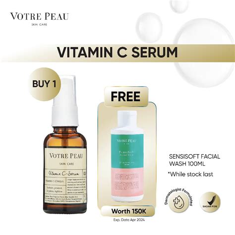 Jual Votre Peau Vitamin C Serum 30ml Shopee Indonesia