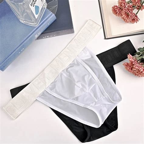 Sous V Tements Basse Hauteur Slips Sexy Soie Glac E Lingerie Basse Hauteur Hom Eur