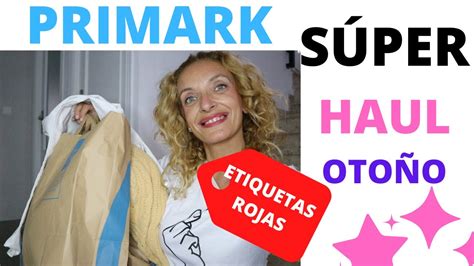 SÚPER HAUL DE PRIMARK ROPA Y ETIQUETAS ROJAS NOVIEMBRE 21 YouTube