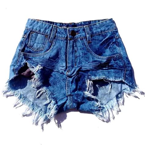 Kit 4 Shorts Jeans Feminino Destroyed Hot Pant Rasgado Parcelamento Sem Juros