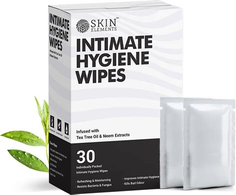 Skin Elements Intimate Hygiene Wipes Pack Of Individually Wrapped