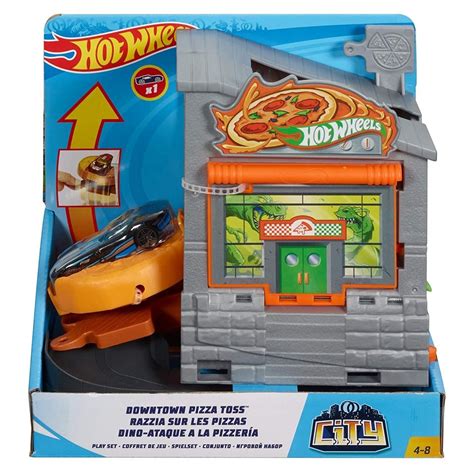 Mattel Hot Wheels City Downtown Pizza Toss FRH GFY Toys Shop Gr