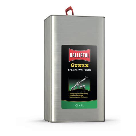 Ballistol Gunex Spezial Waffenöl 5l Sprays Und Öle Shooting Storech