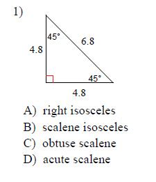 Classifying triangles Worksheets
