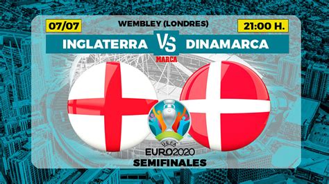 Inglaterra Dinamarca Horario y dónde ver en TV hoy el partido de