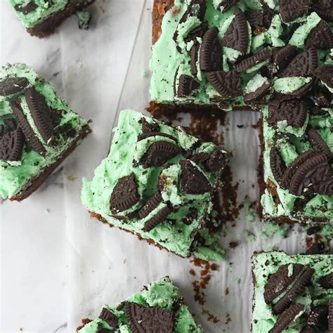 Mint Oreo Brownies Recipe By Leigh Anne Wilkes