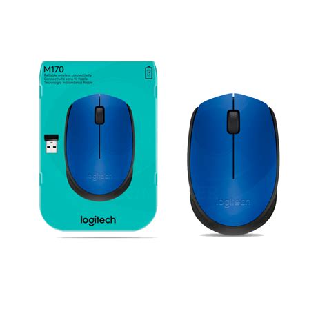 Mouse Logitech Inalambrico M170 Blue