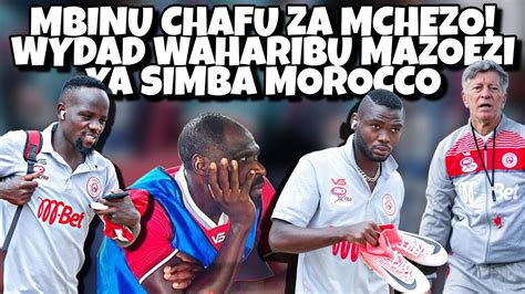 Figisu Za Wydad Tazama Simba Walivyofukuzwa Leo Kwenye Kiwanja Cha