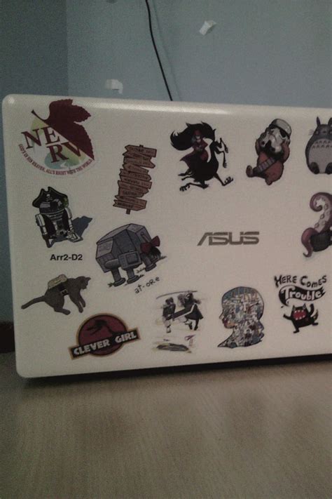 Наклейки на крышку ноутбука Asus | Наклейки, Виниловые наклейки, Ноутбук