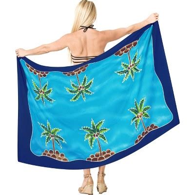 LA LEELA Women S Summer Bikini Wraps Beach Wrap Swimwear Cover Up Skirt Bathing Suit Swimsuit