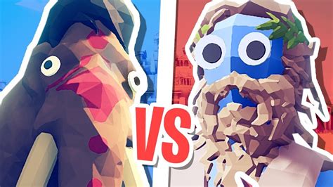 Giant Mammoth Vs Zeus Totally Accurate Battle Simulator Youtube