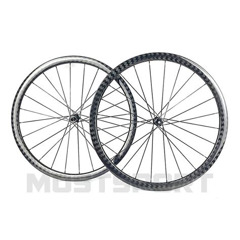 700C Road Disc Brake 35mm Depth Carbon Wheels Mostsport Carbon Rims