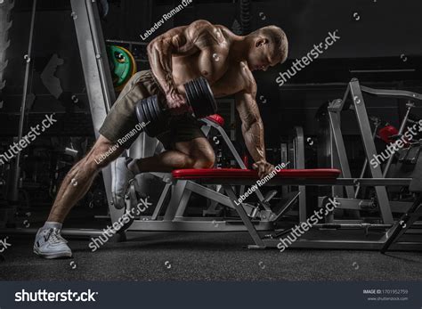 Portrait Handsome Sporty Man Naked Muscular Stock Photo 1701952759 Shutterstock