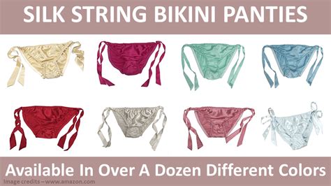 Silk Bikini Panties For Women And For Men Maybe This Pair