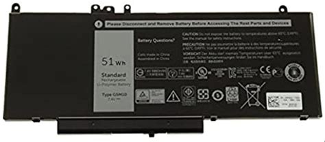 G5m10 Battery For Dell Latitude E5450 E5550 4 Cell Type Lithium Ion At ₹ 8700 In Hyderabad