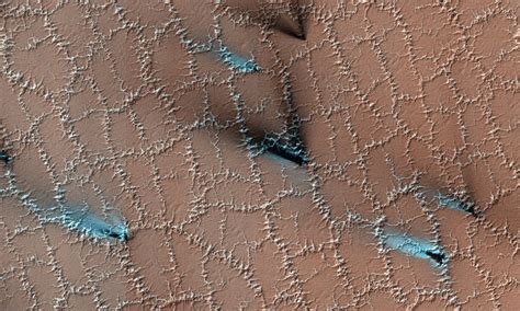 This Bizarre Terrain On Mars Is Caused By Water Ice And Carbon Dioxide