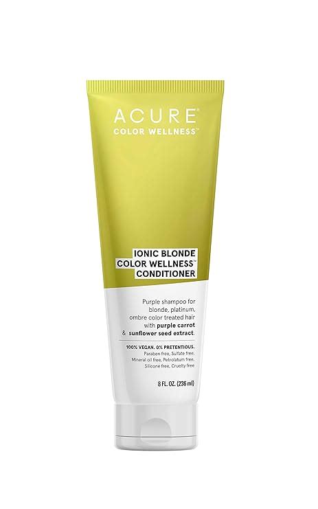 Amazon ACURE Ionic Blonde Color Wellness Purple Conditioner 100 Vegan Performance