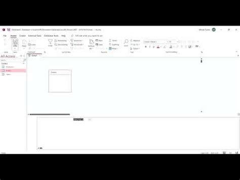 Create A Query In MS Access YouTube