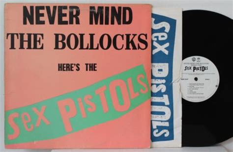 Sex Pistols LP Never Mind The Bollocks Warner Bros BSK 3147 Orig