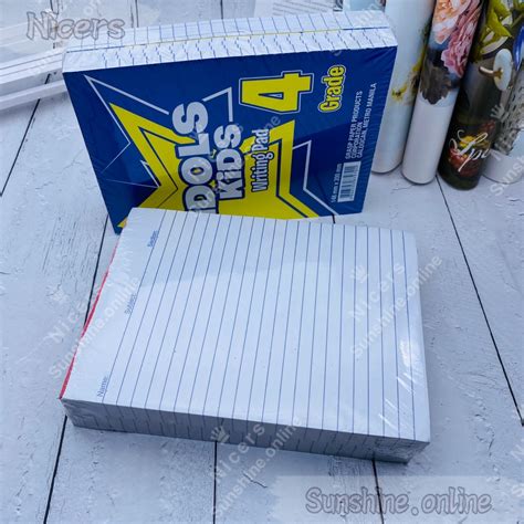 10books Idols Writing Pad Grade 1grade 2 Grade 3grade 4 Paper Memo