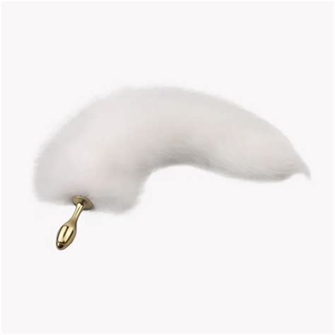 SEVANDA White Fox Tail Anal Plug