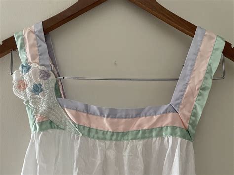 Vintage Womens Nightgown Lingerie Val Mode Nighty Ni Gem