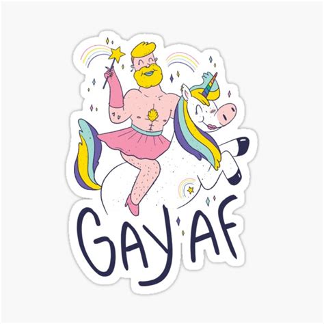 Gay As Fuck Sticker For Sale By Nostalgia Redbubble