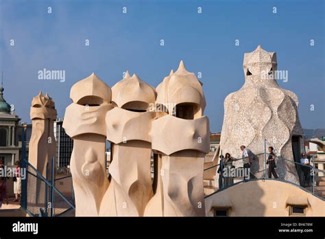 Antoni Gaudi Casa Mila Roof