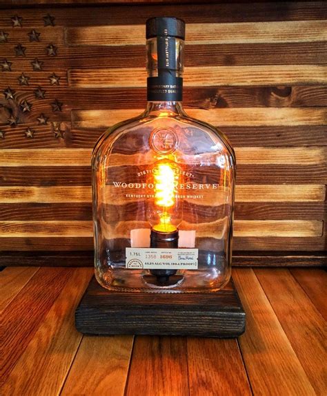 Bourbon Bottle Lamps Etsy Bottle Lamp Bottle Chandelier Liquor