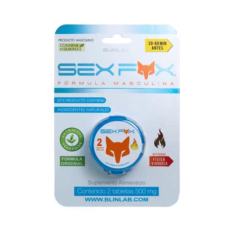 Sex Fox Fórmula Masculina pastillas Sicaliptico