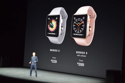 Apple 2017: Announcing a new Apple Watch Series 3, with Intel LTE/Cellular