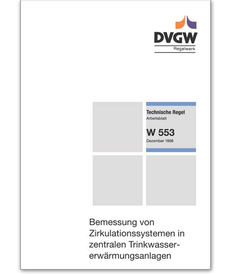 W 553 Arbeitsblatt 12/1998