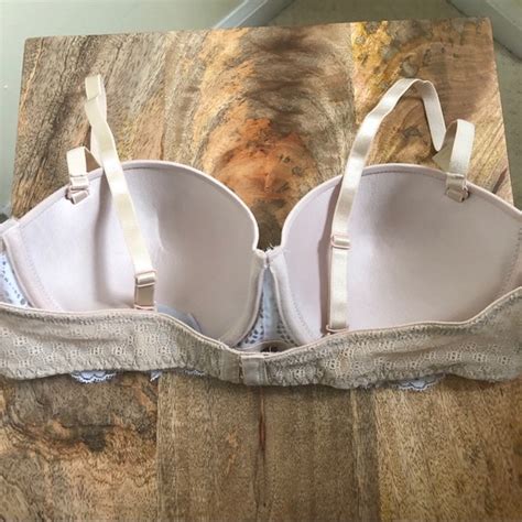 Sophie B Intimates Sleepwear Sophie B Nude W White Lace Overlay Multiway Bra Poshmark