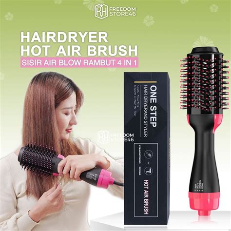 Jual ONE STEP HAIR DRYER HOT AIR BRUSH 4 IN 1 STYLER CATOK SISIR BLOW PENGERING DAN PELURUS