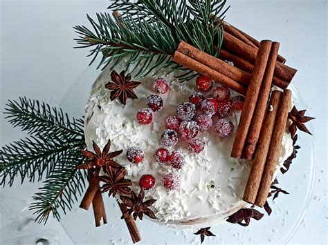 Tort Zimowy W Stylu Naked Cake Szkolenie Co Na Deser