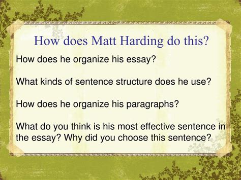 PPT - Author’s Craft PowerPoint Presentation, free download - ID:2915550