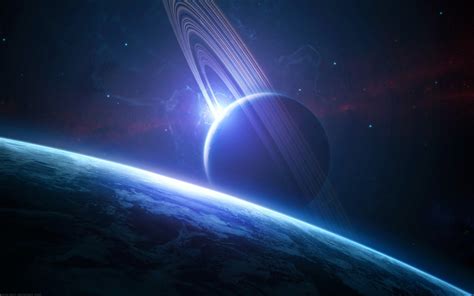 Minimal Saturn Planet Wallpapers Wallpaper Cave