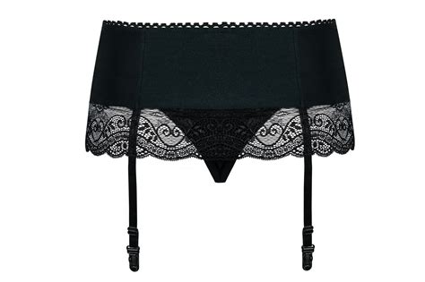 Porte Jarretelles Et String Lingerie Lingerie F Minine Bas Et