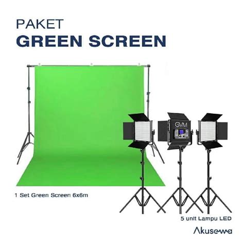 paket green screen akusewa