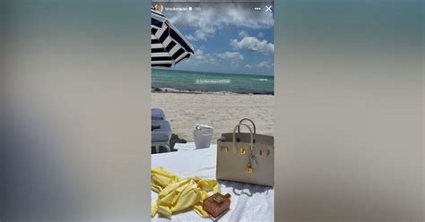 Single Brooks Nader Flaunts Body In Tiny Yellow Bikini In Miami