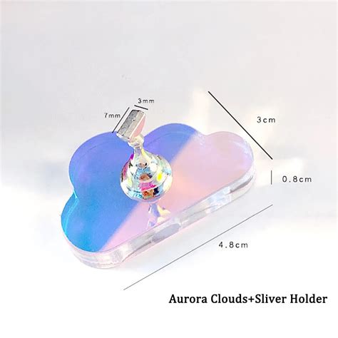 Подставка для ногтей ANGNYA Aurora с блёстками, держатель для ногтей с ...