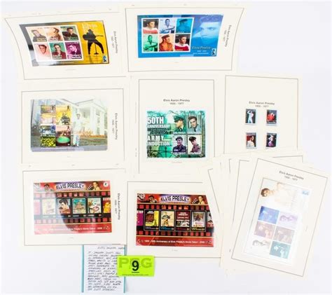 Stamps 15 Souvenir Sheets Elvis Presley Live And Online Auctions On